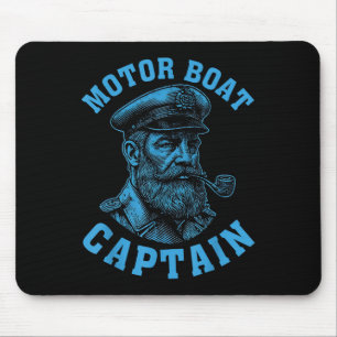 Motor Boat Captain _1  Mouse Pad