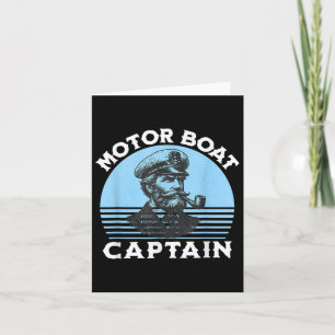 Motor Boat Captain _2  Card