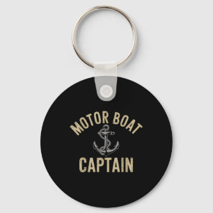 Motor Boat Captain Nautical Life Marine Explorer Key Ring