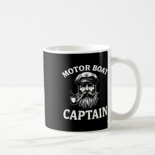Motor Boat Captain Tee Funny Boating Outfit Sailin Coffee Mug