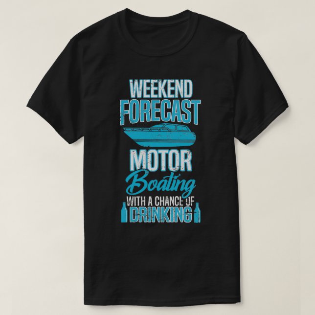 Motor Boating T-Shirt (Design Front)