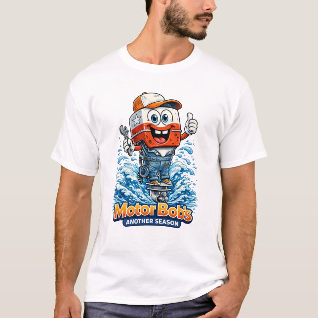 Motor Bob’s "Another Season" Cartoon Tee (Front)
