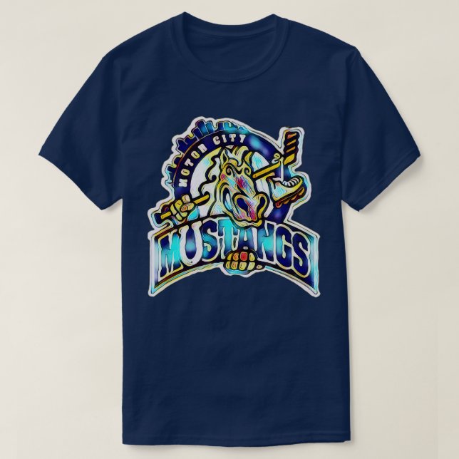 Motor City Mustangs Roller Hockey T-Shirt (Design Front)