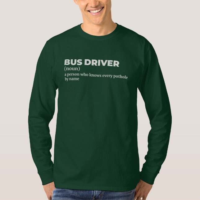 Motor Coach Driver Definition Tee (Front)