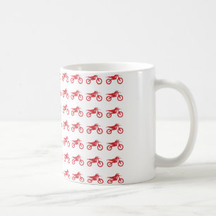 Motor-Cycle-Flag-Moto-Cross Coffee Mug