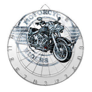 Motor Cycle Rider Biker Dartboard