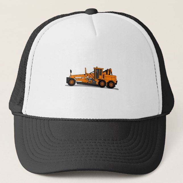 Motor Grader Trucker Hat (Front)