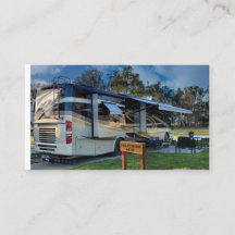 Motor Home Business Card Personalised