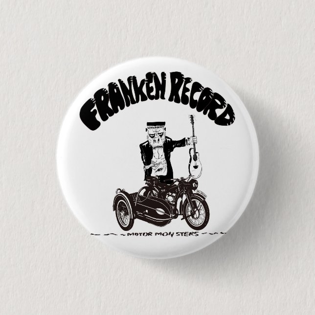 motor monsters batch 3 cm round badge (Front)