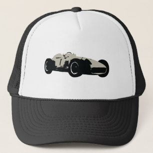 Motor Racing Car illustration printed on t-shirts Trucker Hat