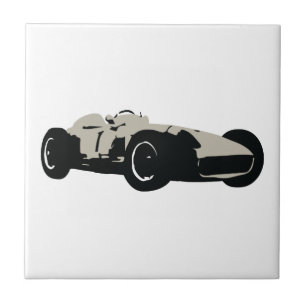 Motor racing illustration printed on t-shirts tile