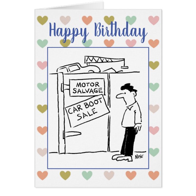 Motor Salvage Car Boot Sale Joke (Front)