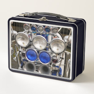 MOTOR SCOOTER METAL LUNCH BOX
