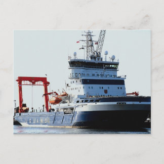 Motor vessel, Edinburgh Leith docks Postcard