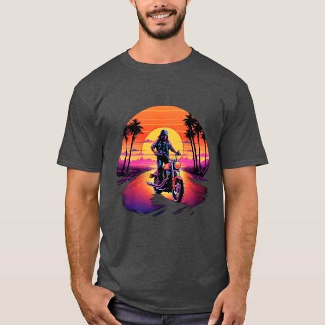 Motor Vivid Colour at Sunset T-shirt (Front)
