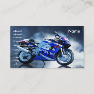 Motorbike Business Card