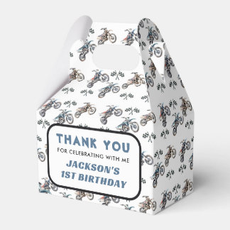 Motorbike Dirt Bike Birthday Party Favour Boxes