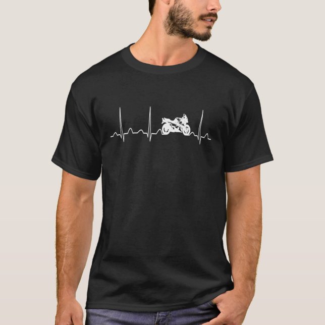 MOTORBIKE HEARTBEAT T-Shirt (Front)