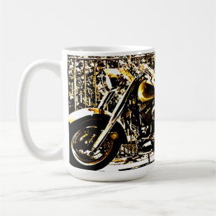 Motorbike in Ancient Valbonne France  Coffee Mug