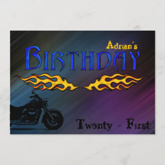 Motorbike invitation