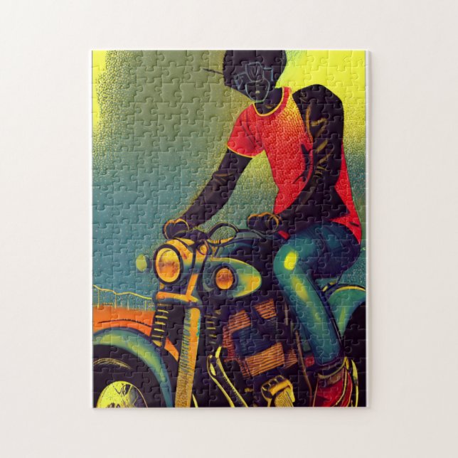 Motorbike Jigsaw Puzzle (Vertical)