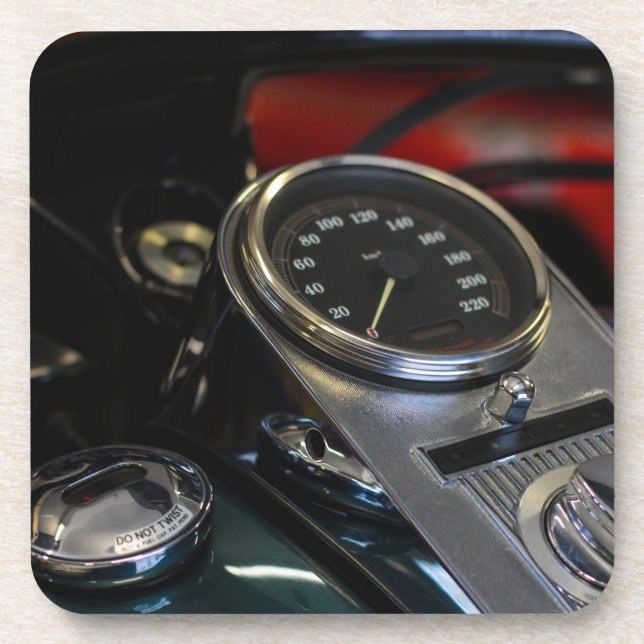 Motorbike Motorcycle Biker Rider Coaster (Front)