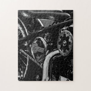 Motorbike Motorcycle Biker Rider Motorbike Jigsaw Puzzle