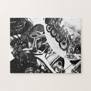 Motorbike Motorcycle Biker Rider Motorbike Jigsaw Puzzle