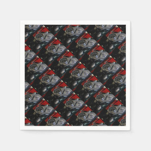 Motorbike Motorcycle Biker Rider Napkin