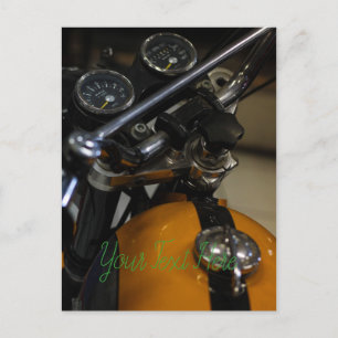 Motorbike Motorcycle Biker Rider Postcard