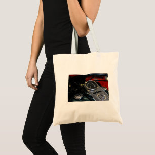 Motorbike Motorcycle Biker Rider Tote Bag