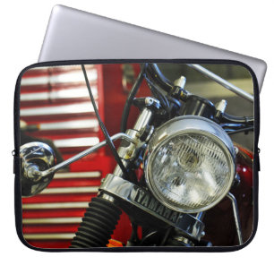 Motorbike Motorcycle Rider Laptop Sleeve
