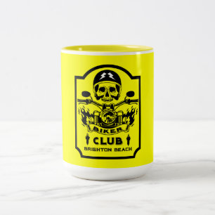 Motorbike Riders Club Two-Tone Coffee Mug