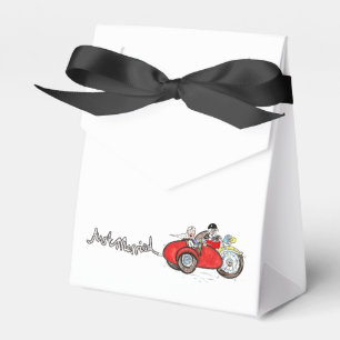 Motorbike & Sidecar Bride and Groom Wedding Favour Box