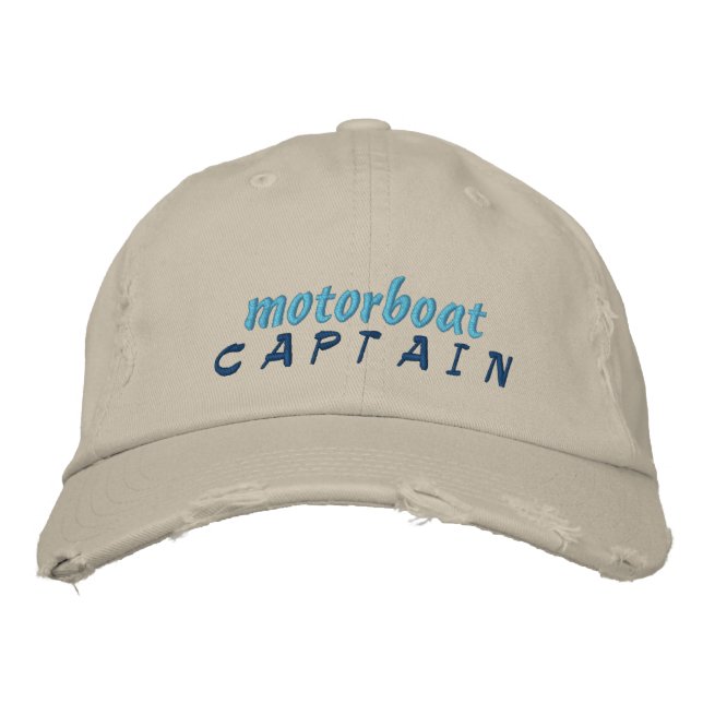 Motorboat Captain Hat (Front)