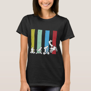 Motorcross Dirt Bike Evolution Gift Design for BMX T-Shirt