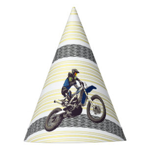 Motorcross Rider Party Hat