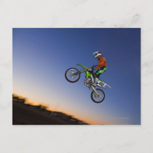 Motorcross Rider Postcard