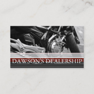 Motorcyc Auto Car Dealer Dealership Business Card