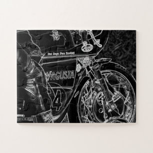 Motorcycle 1 11x14 30pc jpcnm jigsaw puzzle
