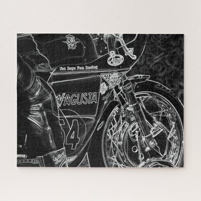 Motorcycle 1 16x20 520pc jpcn jigsaw puzzle (Horizontal)