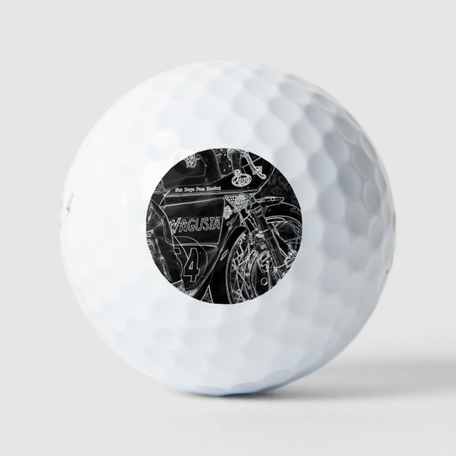 Motorcycle 1 be6 gbcna golf balls (Front)