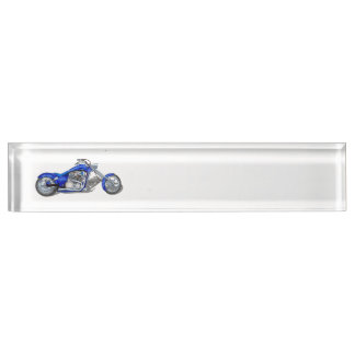 Motorcycle 1 - Blue Nameplate