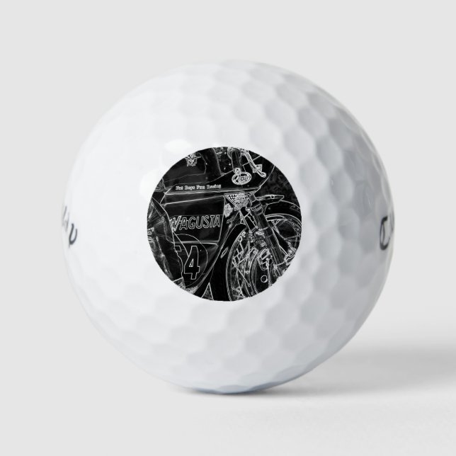 Motorcycle 1 cwb gbcnm golf balls (Front)