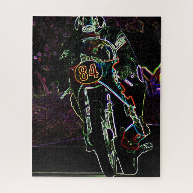 Motorcycle 2 16x20 520pc jpcna jigsaw puzzle (Vertical)