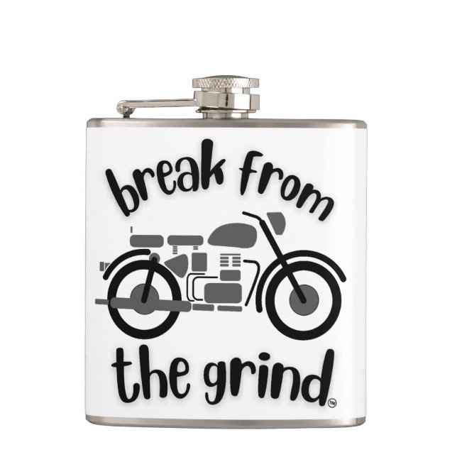 Motorcycle 2 Flask (Front)