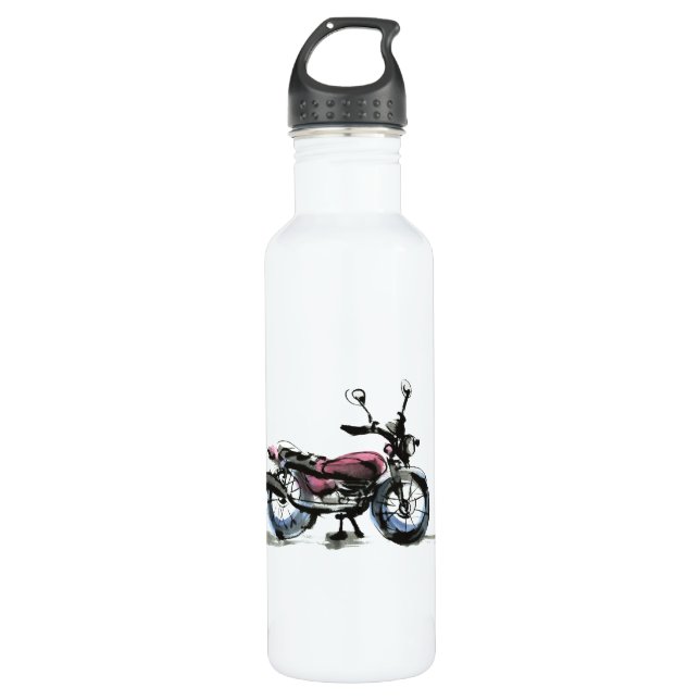 Motorcycle 710 Ml Water Bottle (Front)