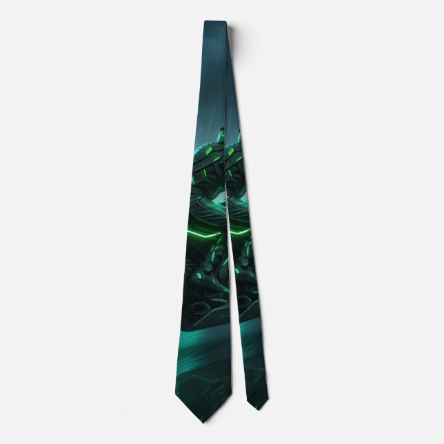Motorcycle Abstract Tie (Front)