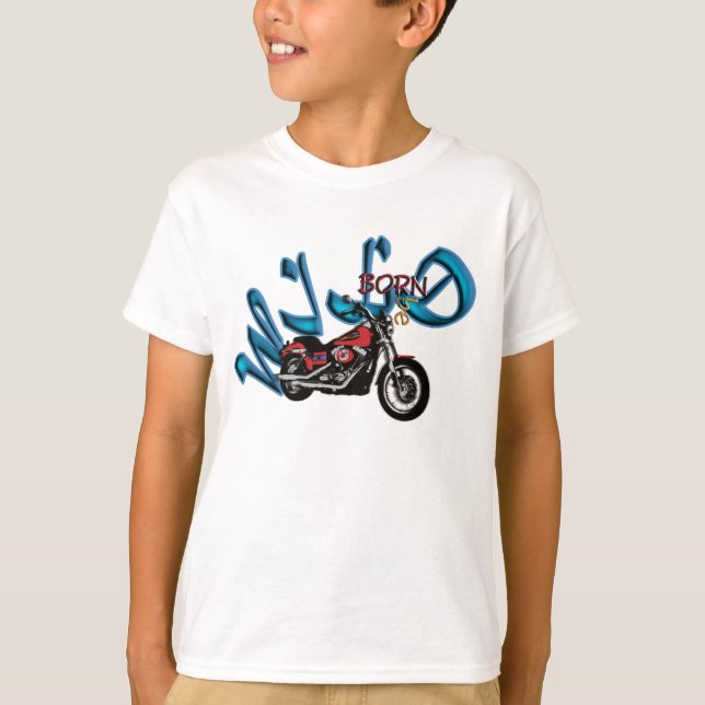 Motorcycle apparel for men, women, teens & babies T-Shirt (Front)
