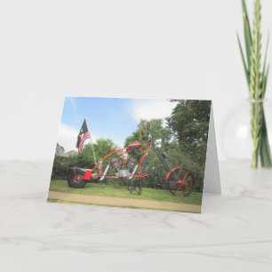 Motorcycle Art Card